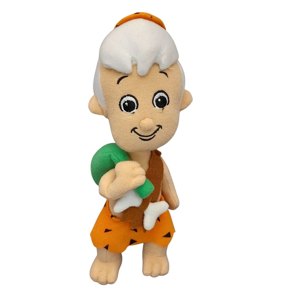 The Flintstones‎ Bamm-Bamm Rubble Plush Stuffed Toy 9 Inch Hanna-Barbera Orange